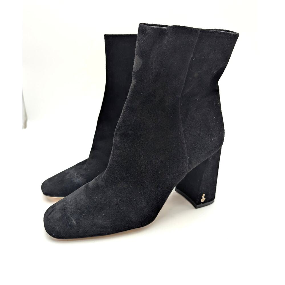 Sam Edelman Codie Square Toe Ankle Bootie Women's Black Size US11M EU42